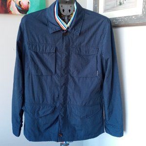 Ben Sherman military style navy Nylon Jacket size medium